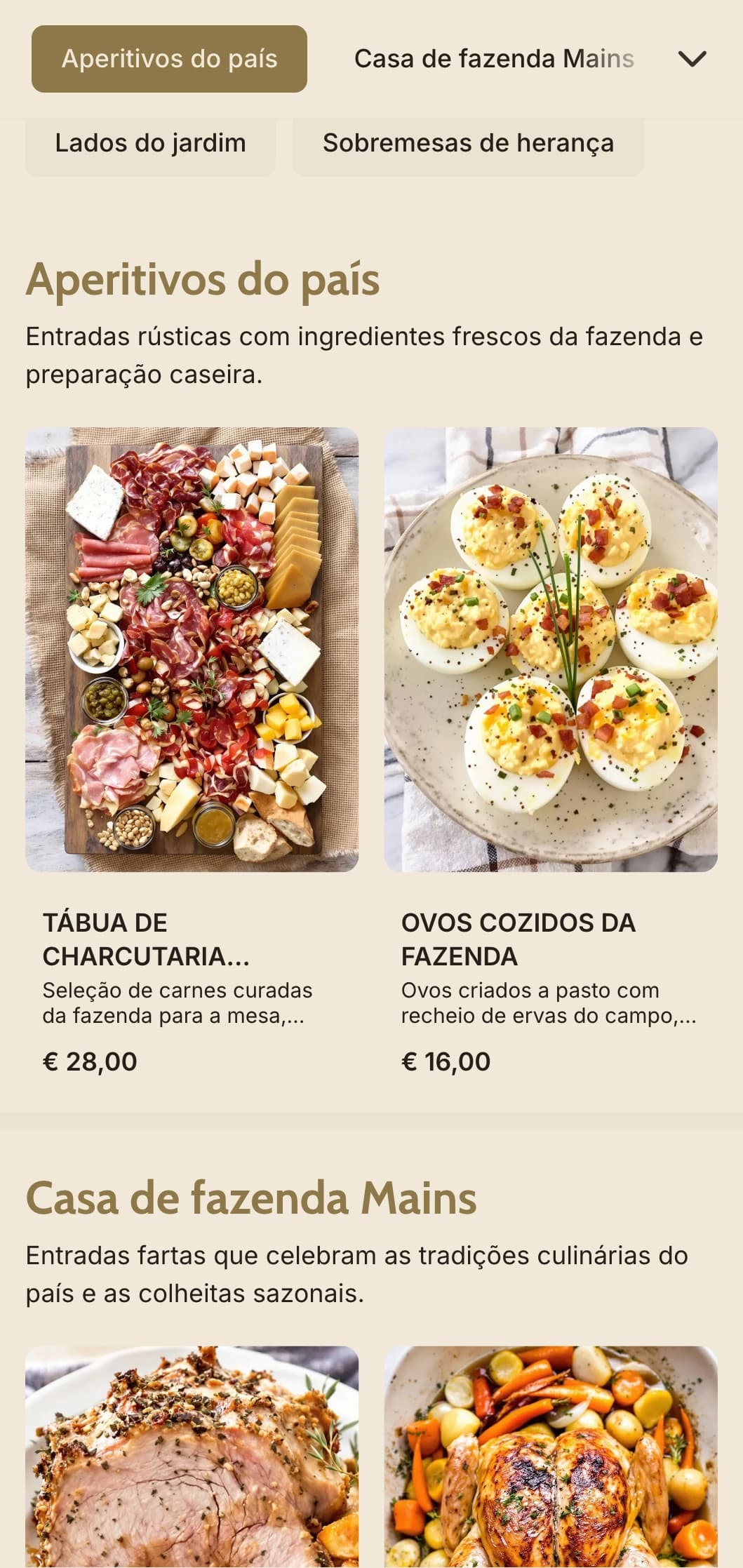 Serviço de bufê saudável da fazenda para a mesa com ingredientes sazonais locais, serviço em estilo familiar e charme do campo para celebrações rurais.