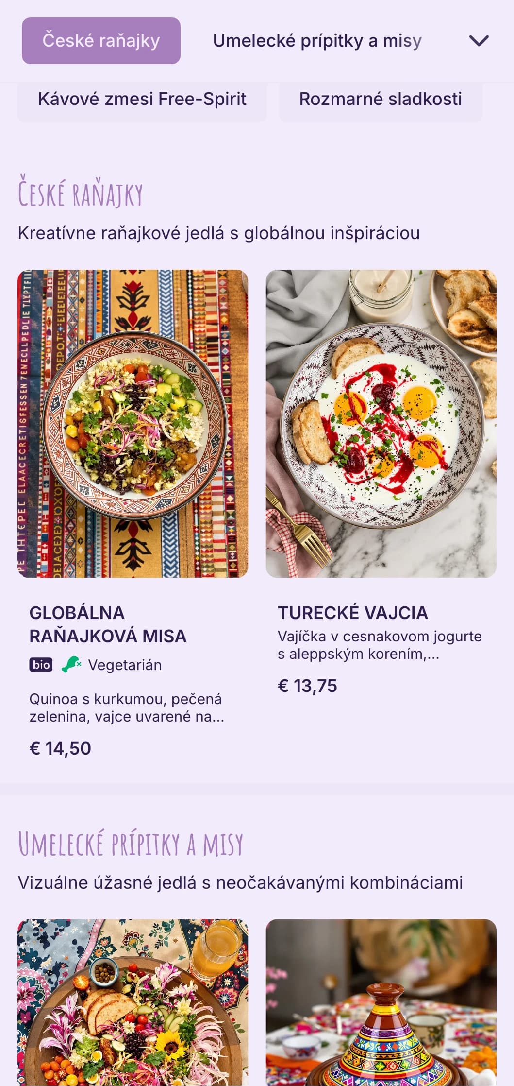 Voľný dizajn s bohémskymi prvkami pre eklektické kaviarne a umelecké priestory.