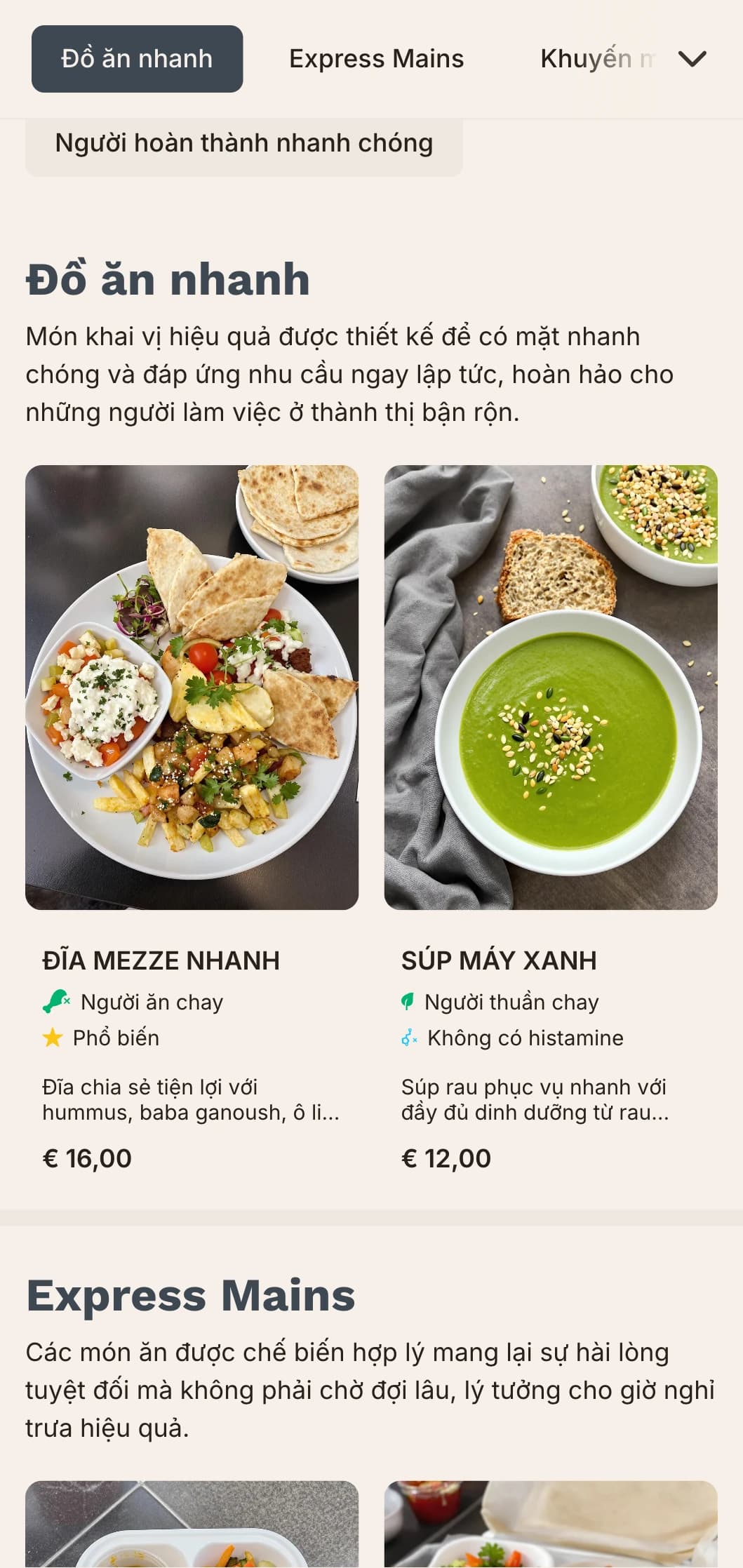 Thiết kế thực đơn trưa hiệu quả, lấy cảm hứng từ thành thị với kiểu chữ đậm và bố cục rõ ràng, lý tưởng cho các quán ăn thành phố bận rộn phục vụ những người đi làm có thời gian ăn trưa hạn chế.