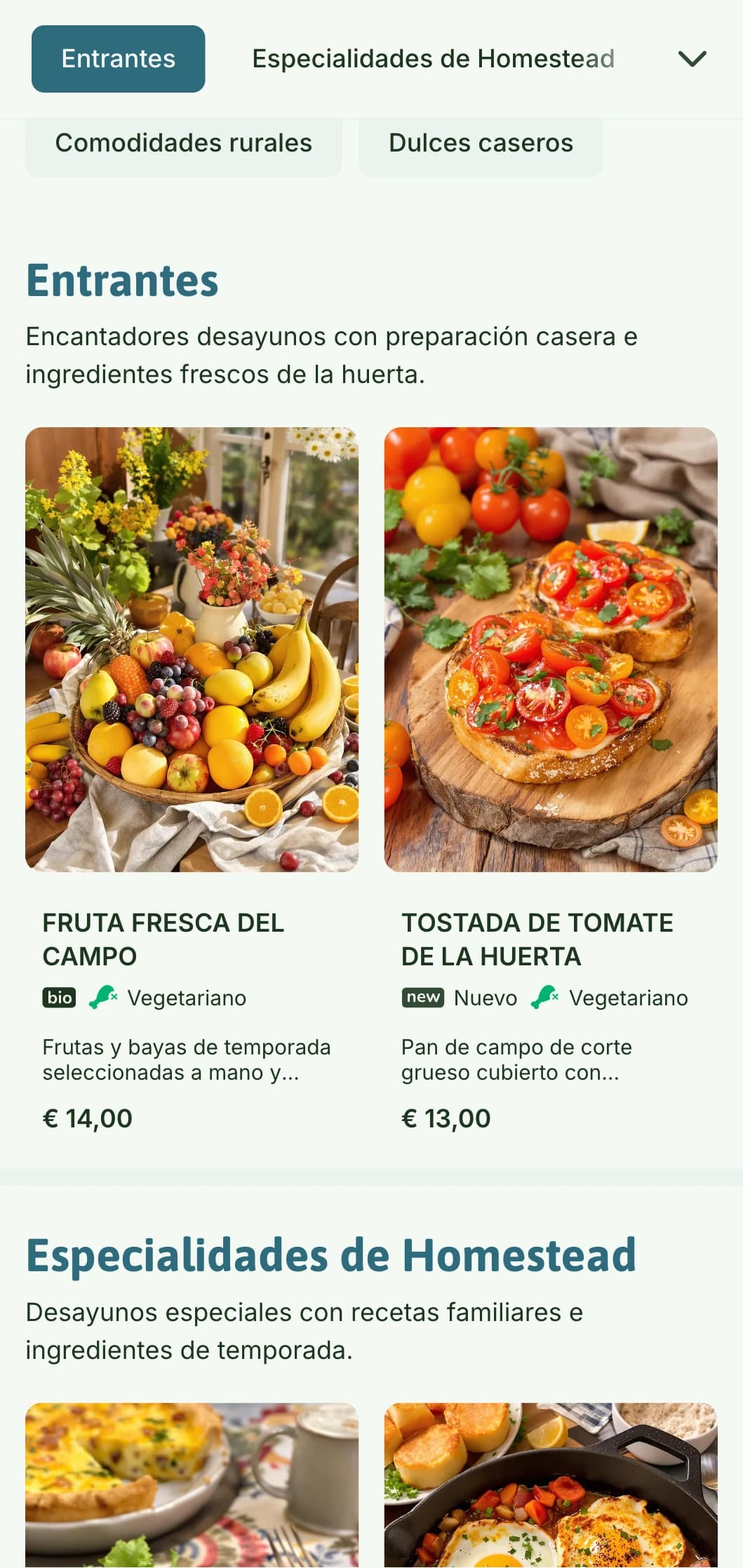 Desayunos caseros con ingredientes frescos del país y una presentación encantadora para disfrutar de una experiencia acogedora.