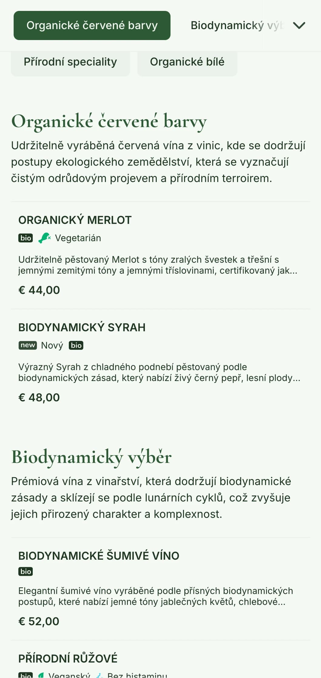 Šablona vinného lístku inspirovaná přírodou se zemitými tóny a botanickými prvky, ideální pro výběr organických vín a restaurace s farmářskými produkty.