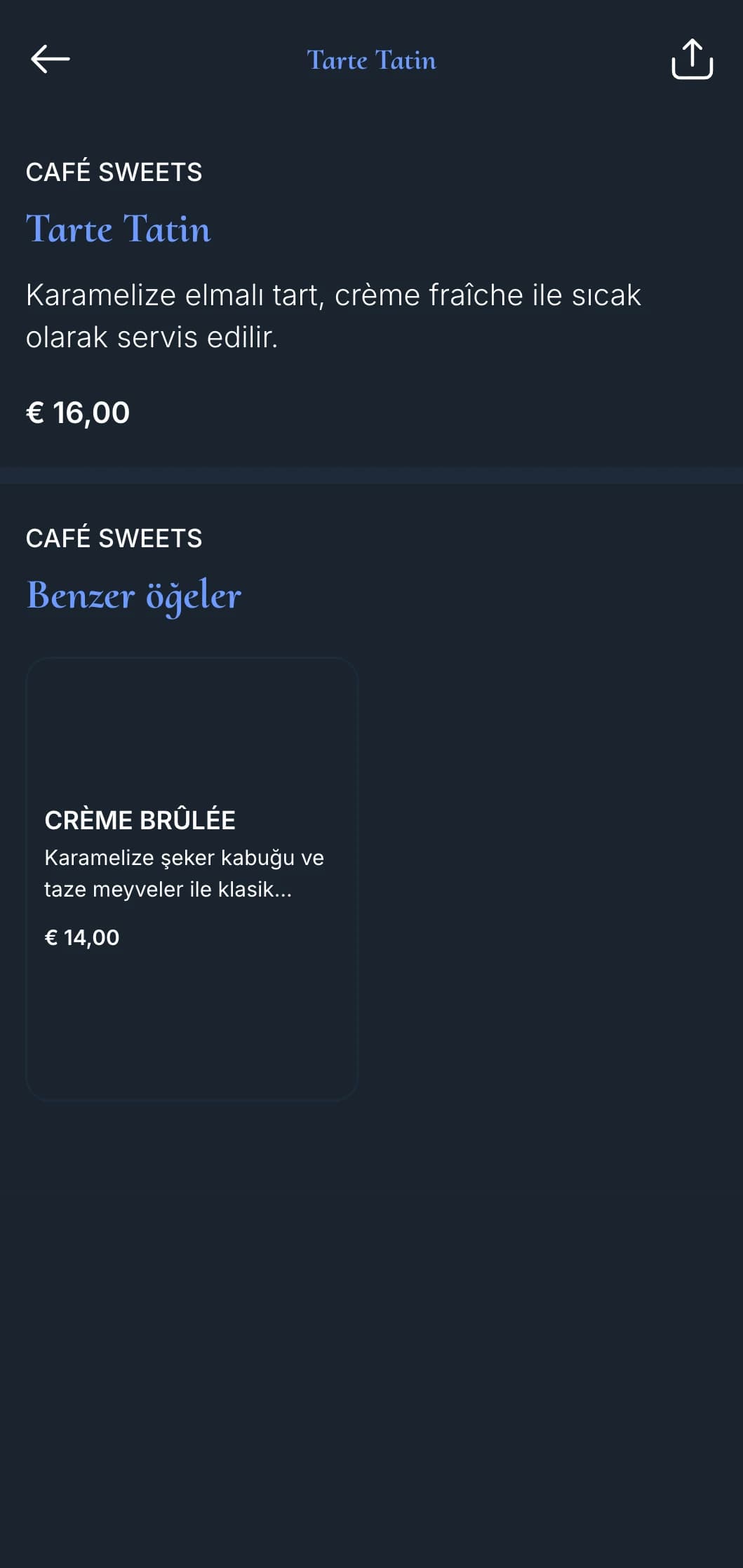 Klasik bistro öğeleri ve lacivert vurgularla Fransız mutfağı için mükemmel, Fransız esintili büyüleyici bir akşam yemeği menüsü.