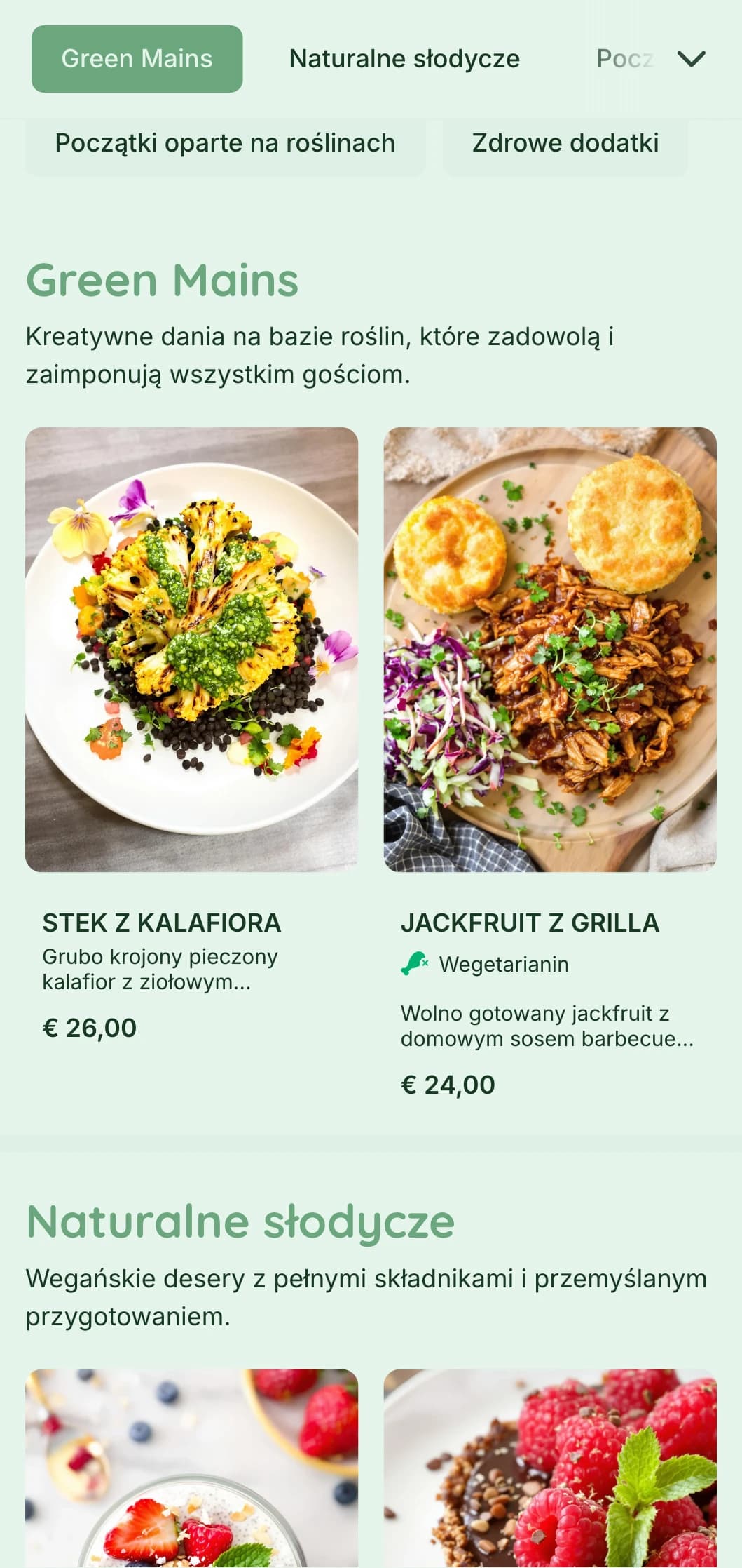 Świeży catering roślinny skupiający się na kolorowej prezentacji, innowacyjnej kuchni wegańskiej i zrównoważonych elementach dla wydarzeń prozdrowotnych.