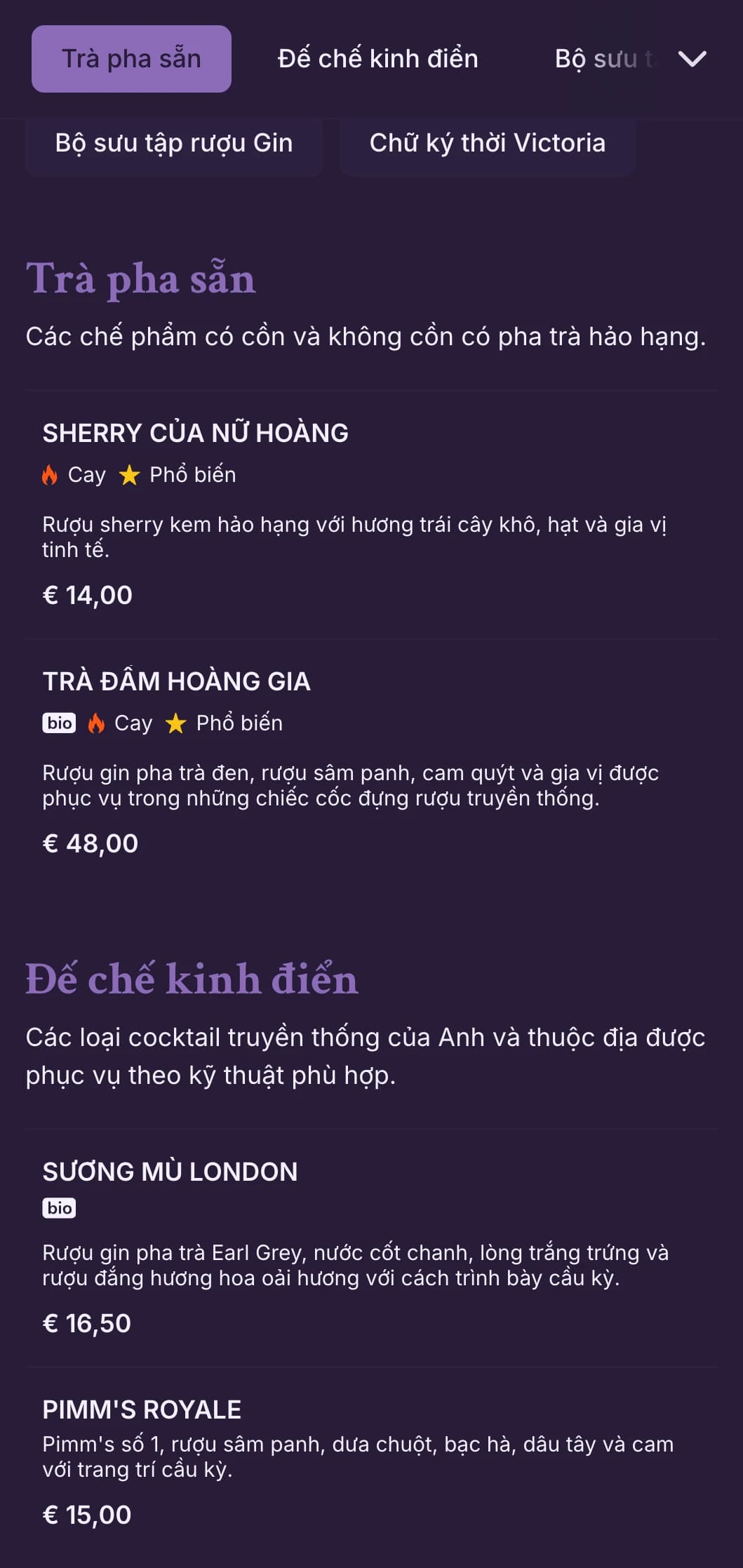 Thiết kế xanh tinh tế với đồ trang trí theo phong cách Victoria dành cho các quán rượu gin.