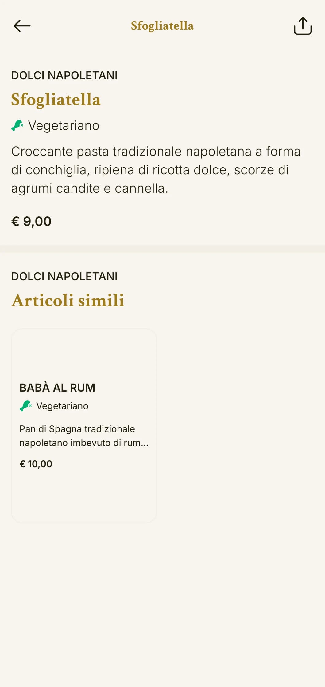 Menu di pizza napoletana tradizionale con stile classico italiano e colori caldi.