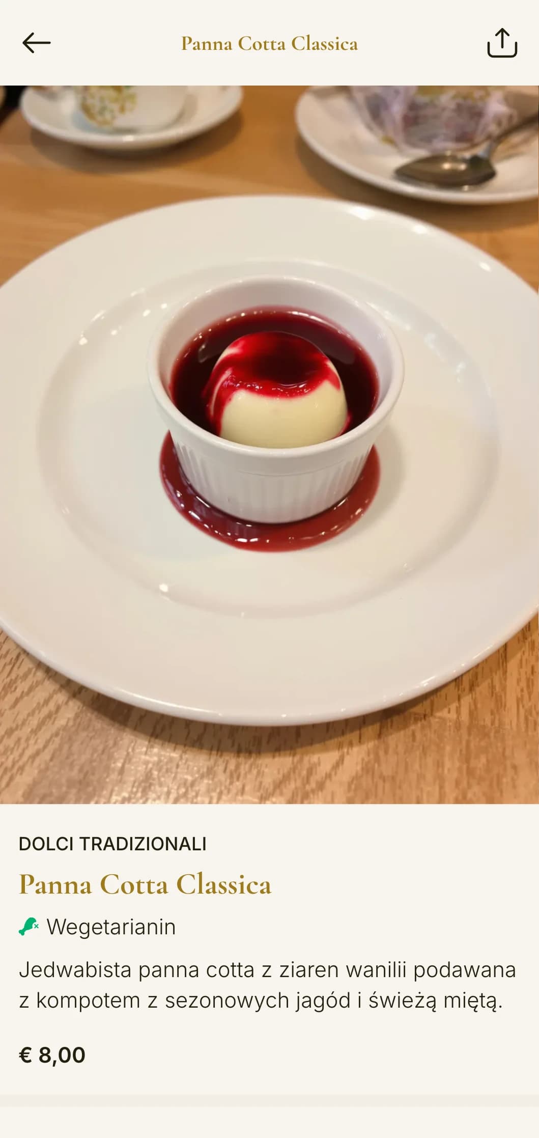 Tradycyjne menu w stylu włoskiej trattorii ze złotymi akcentami i klasyczną typografią, idealne dla rodzinnych lokali.