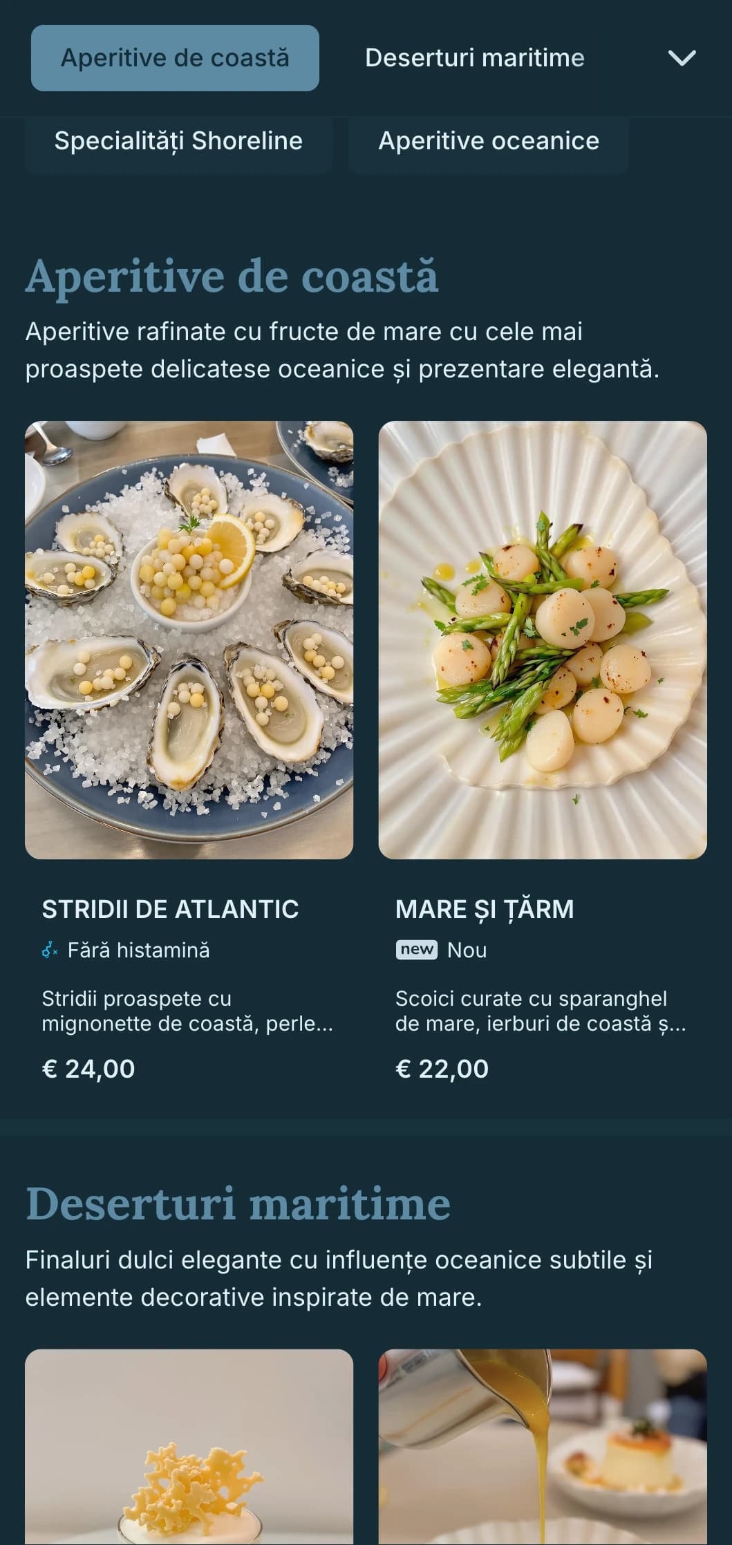 Eleganță sofisticată de coastă care combină influențele nautice cu estetica rafinată a mesei.