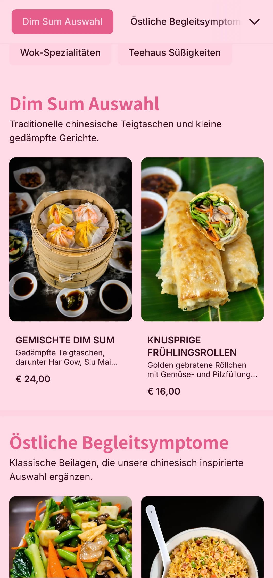 Traditionelles chinesisch inspiriertes Dim-Sum-Catering mit kleinen gedämpften Gerichten, Teigtaschen und authentischer Präsentation für kulturelle Veranstaltungen und Feiern.