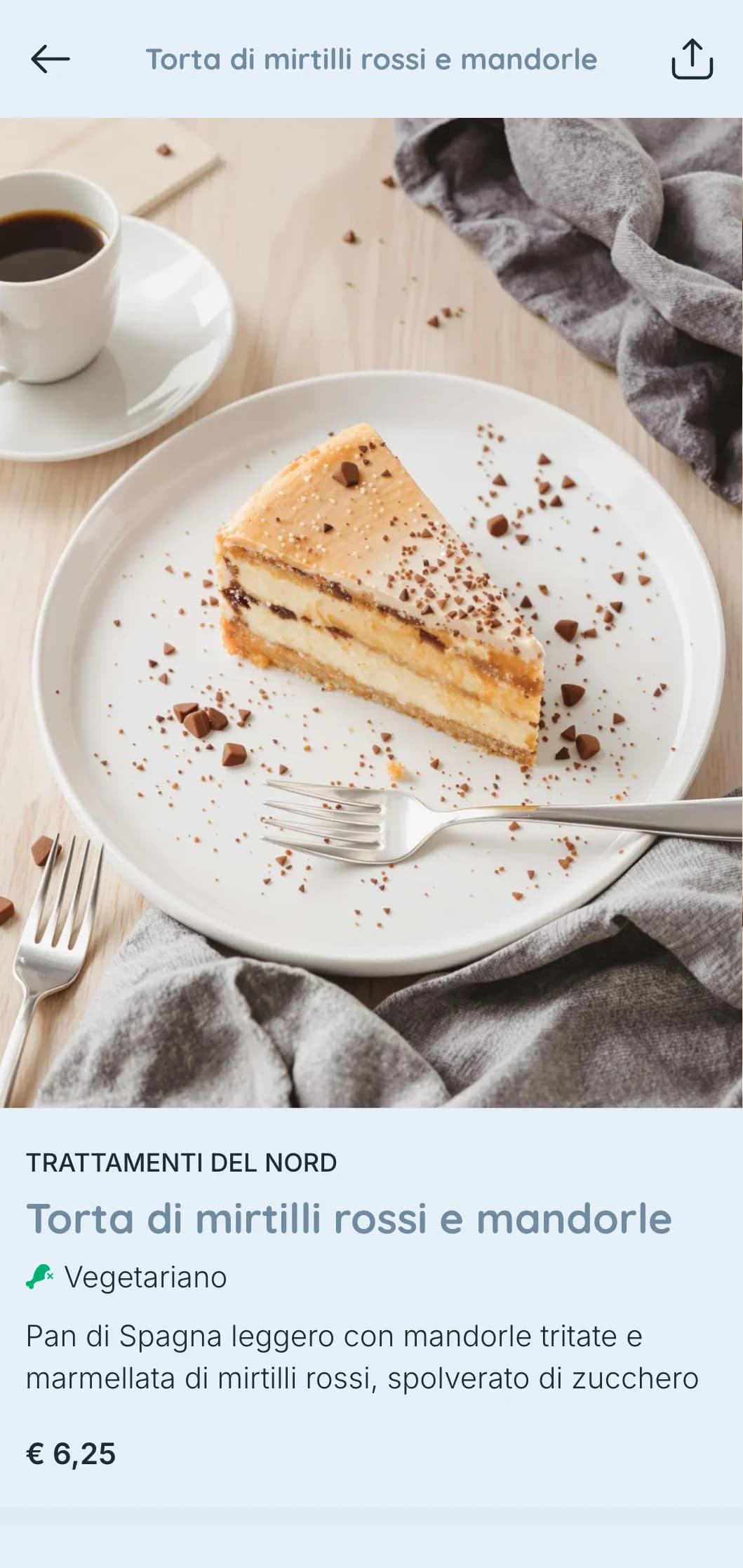 Design fresco e grigio-blu con elementi scandinavi per panetterie e caffè di ispirazione nordica.