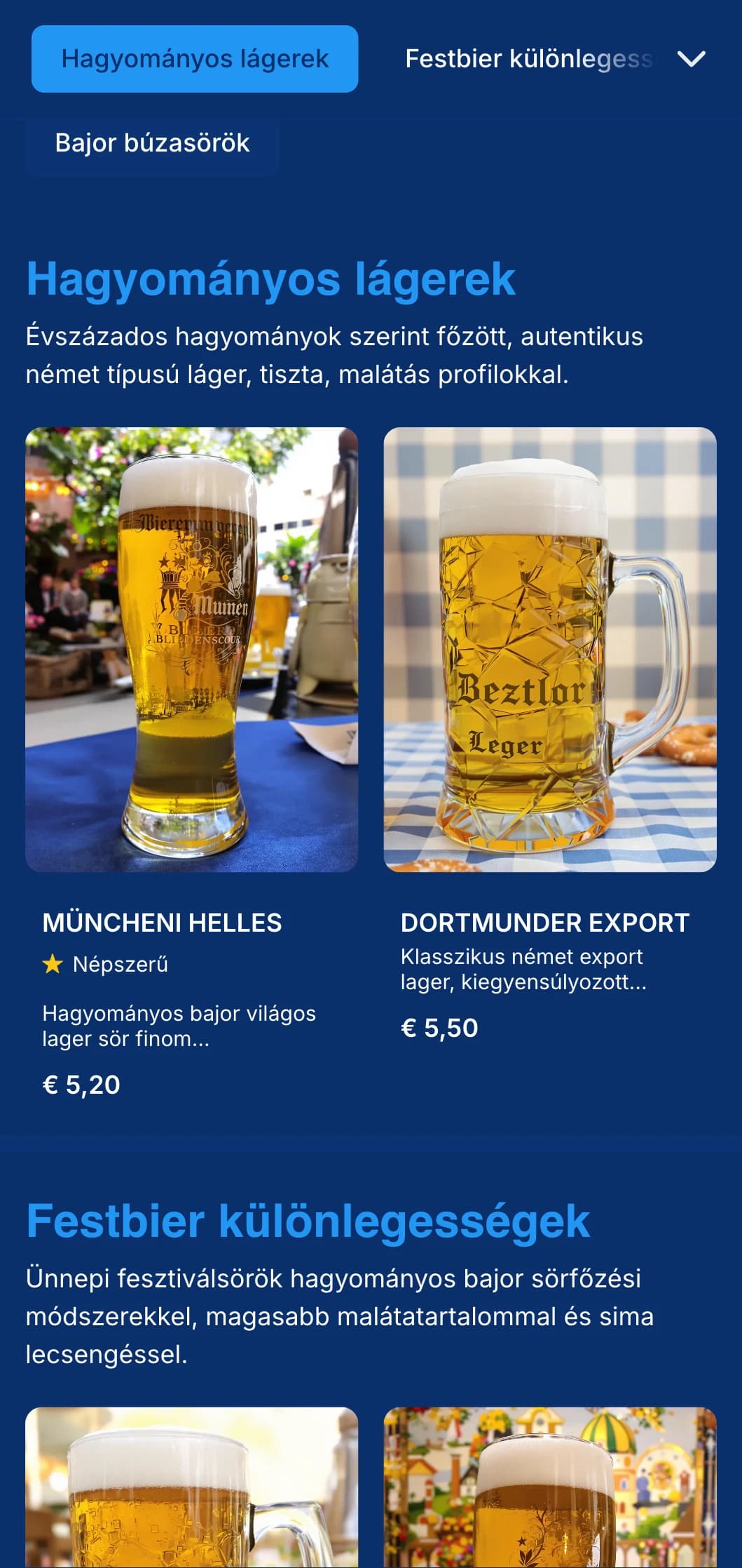 Hagyományos bajor stílusú sablon klasszikus kék-fehér színösszeállítással, tökéletes autentikus német sörözők és Oktoberfest-ünnepségek számára.
