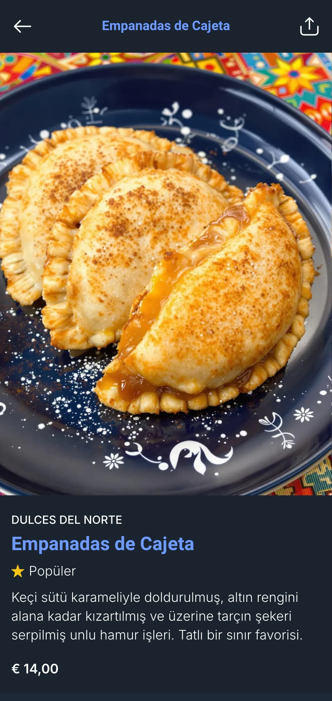 Mavi vurgular, un tortilla spesiyaliteleri ve ızgara sığır eti preparatları içeren cesur ve doyurucu kuzey Meksika sınır mutfağı.