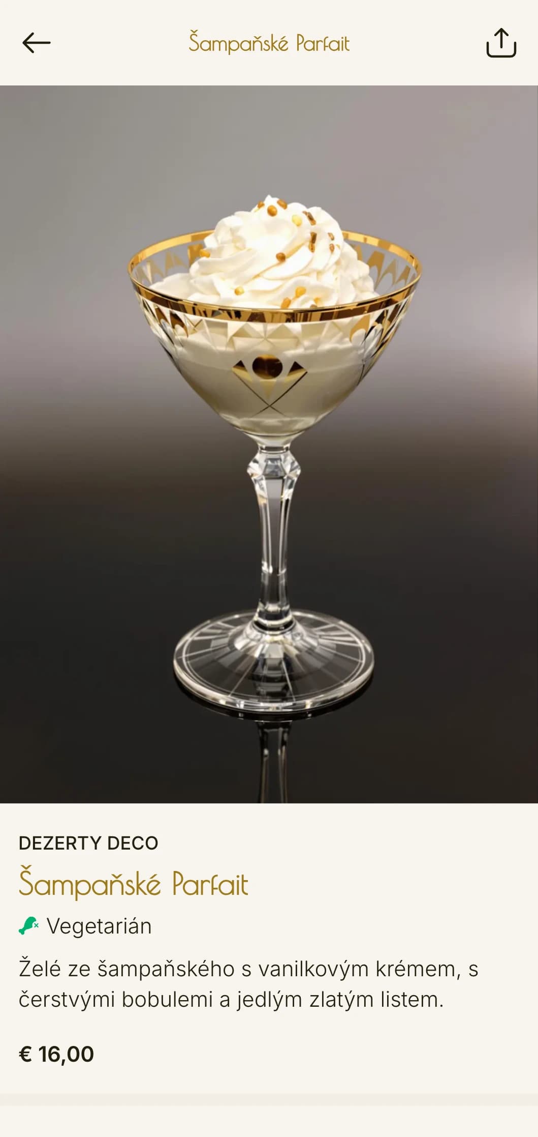 Okouzlující šablona na brunch inspirovaná 20. lety minulého století s geometrickými vzory, ideální pro luxusní podniky s vintage tématikou.